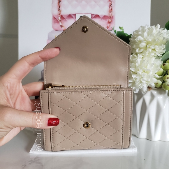 Authentic Pre-owned Yves Saint Laurent Gaby Small Flap Envelope Wallet - Picture 6 of 14